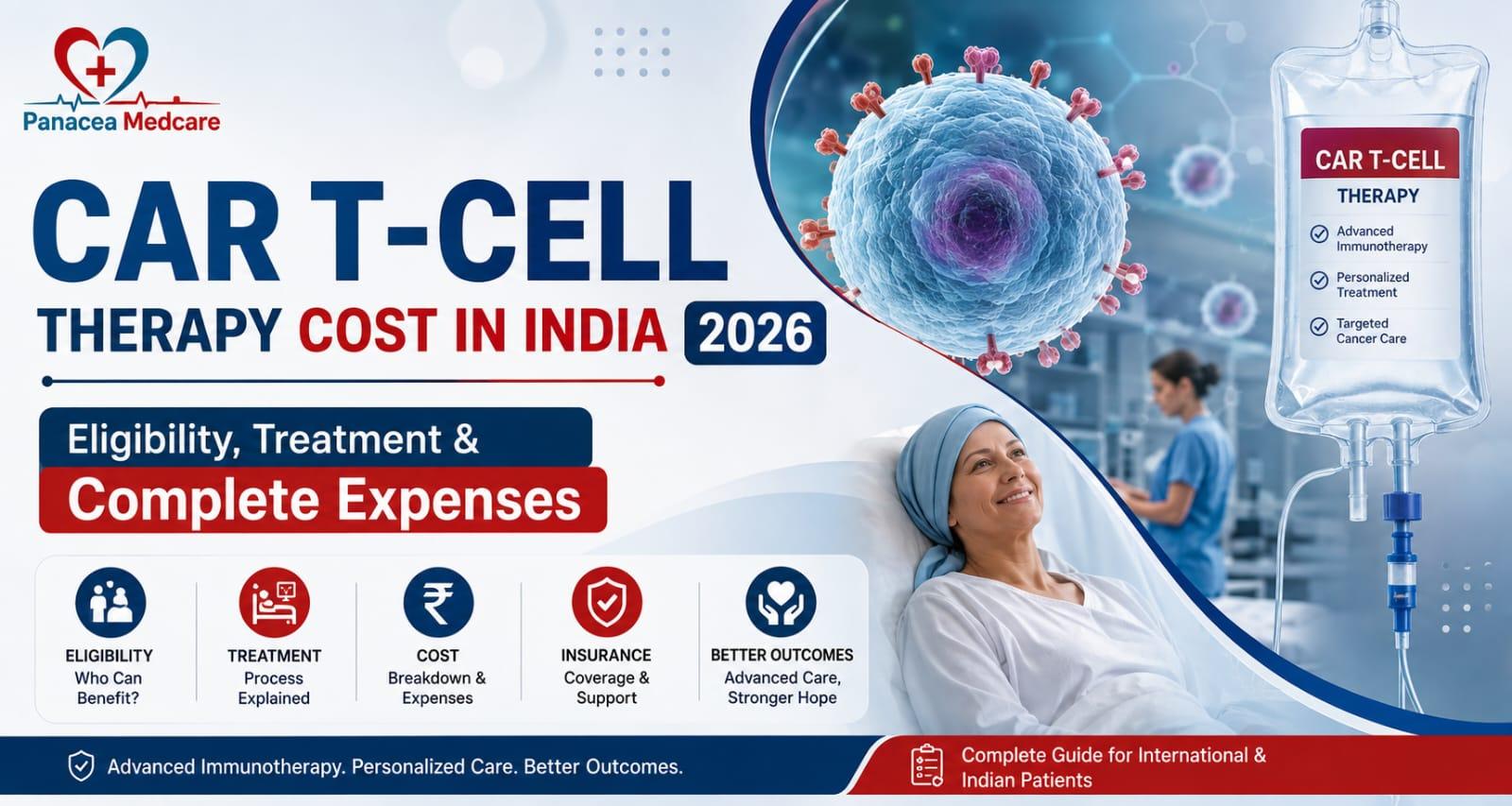 CAR T-Cell Therapy Cost in India 2026: Eligibility, Treatment & Complete Expenses