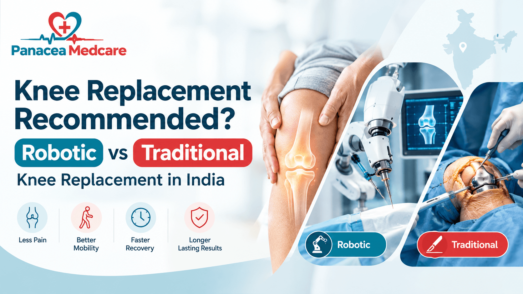 Knee Replacement Recommended? Robotic vs Traditional Knee Replacement in India