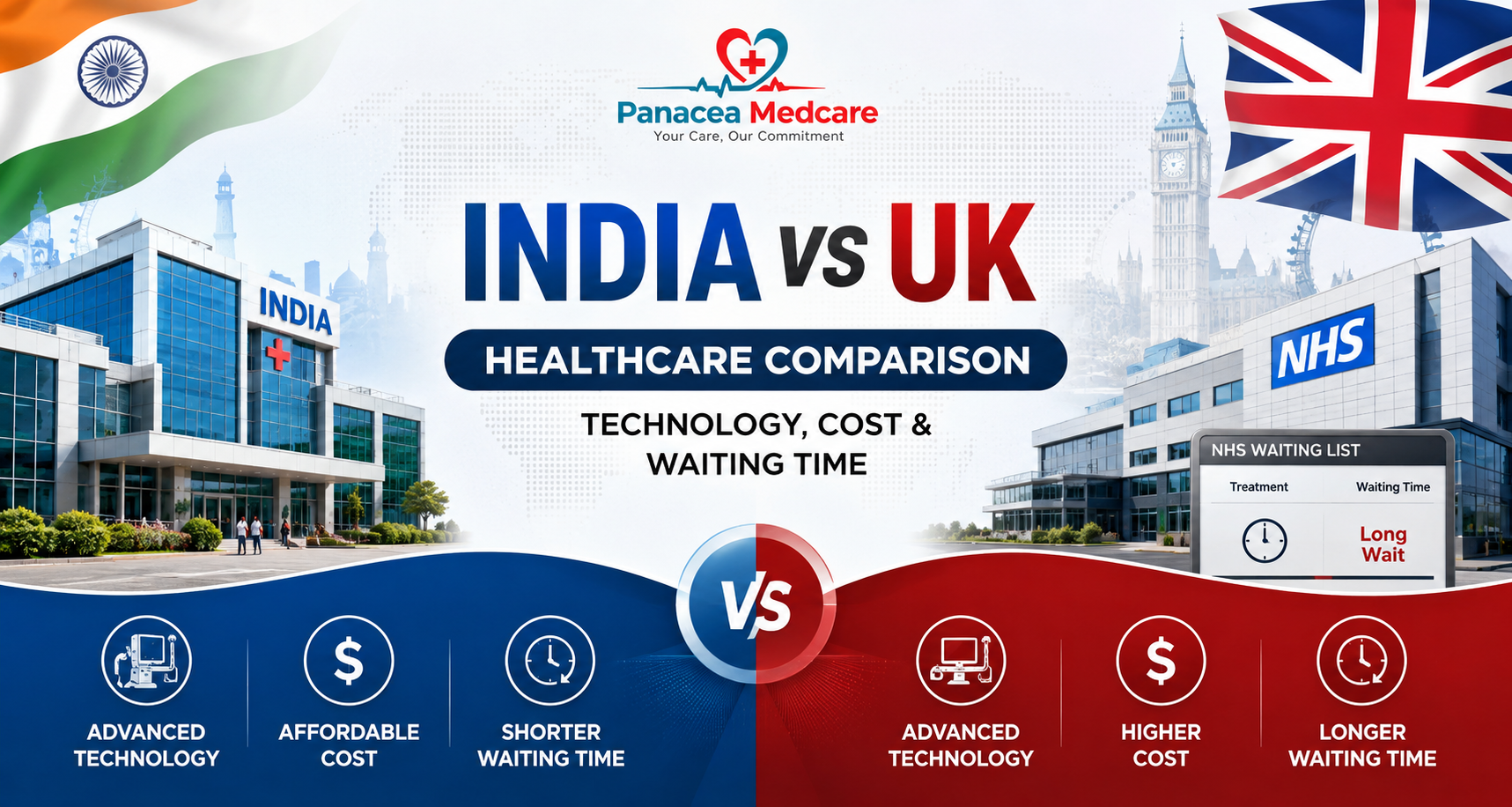 Healthcare comparison: India vs UK